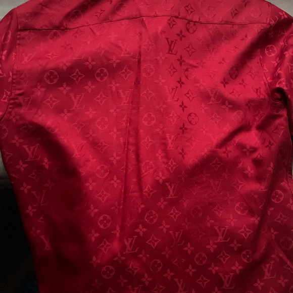 Custom made Louis Vuitton button up. - Picture 2 of 7